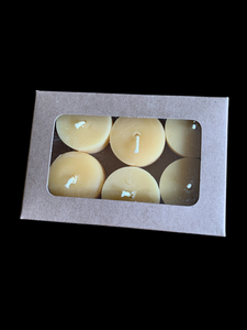 Pure Ontario Beeswax Tea Lights 6 Pack/Bougies chauffe-plat en tire d'abeille pur de l'Ontario Paquet de 6